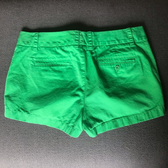J. Crew Green Shorts, Size 10 - Picture 4 of 5